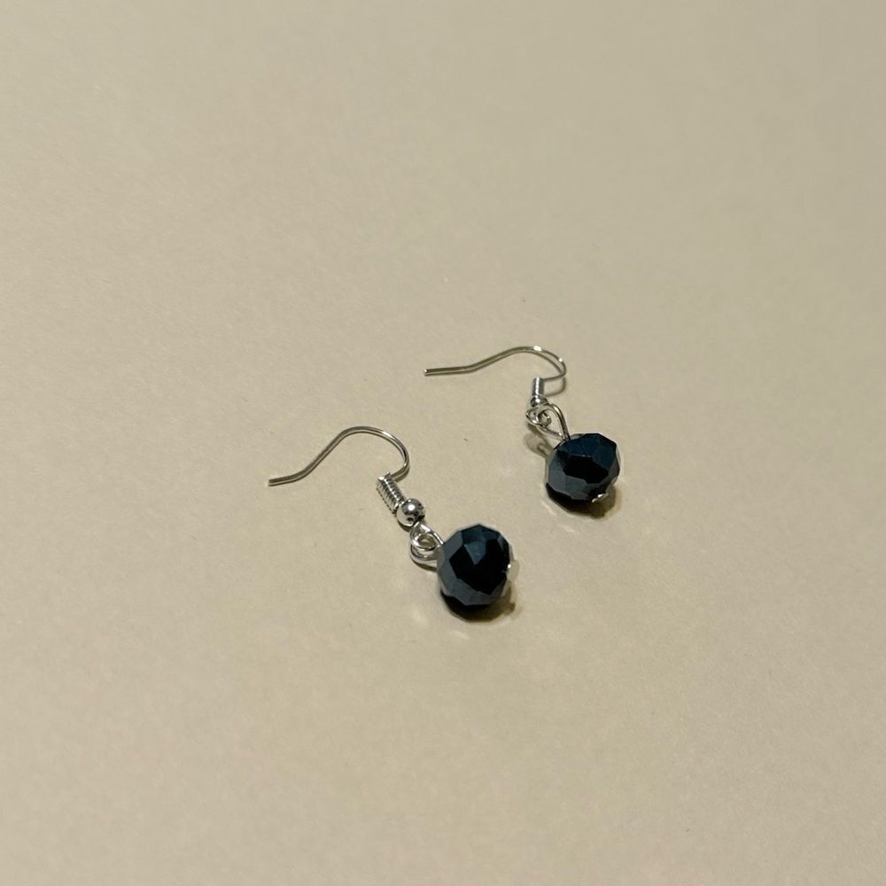 Crystal drop earrings N781 - Picture 3 of 5